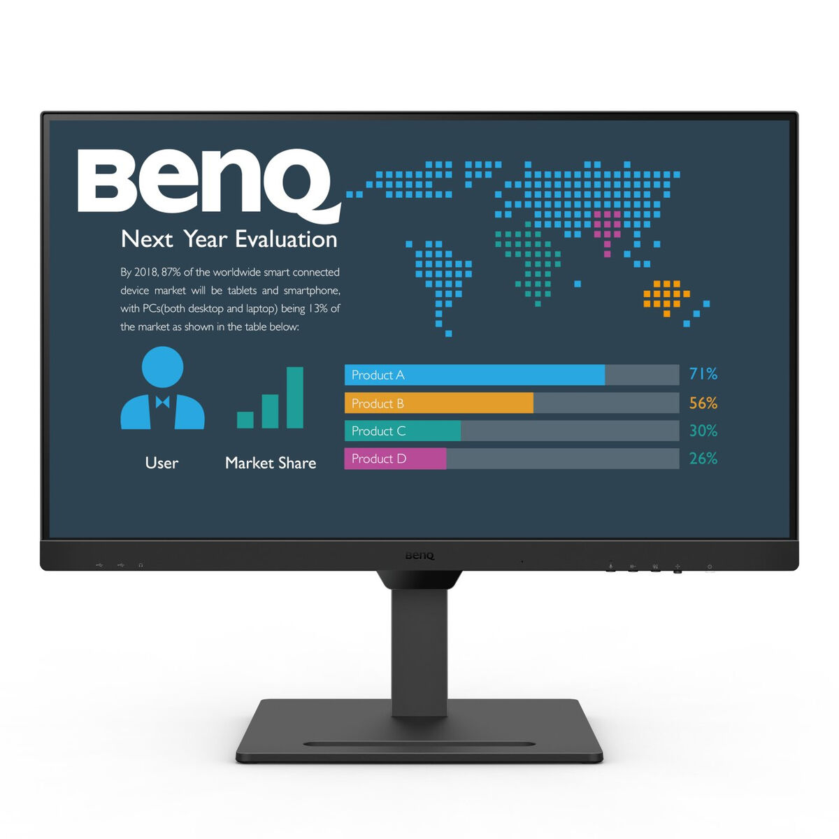 Monitorius BenQ 9H.LLLLA.TPE Quad HD 27" 75 Hz